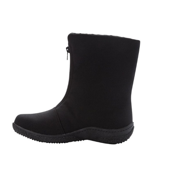 Propet Black Madi Front-Zip Boot Mid-Calf Length Woman’s Size 10 Narrow READ - Picture 3 of 8